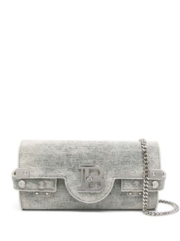 Balmain джинсовый клатч B-Buzz, серый cn1le596tdwd | серый
