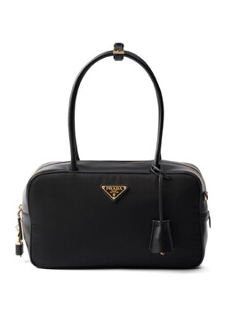 Средняя сумка-тоут Prada из нейлона и кожи, черный 1bb132vodo2c8q | черный