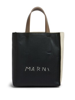 Marni контрастная сумка-тоут, черный shmp0040l3p6533 | черный