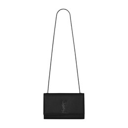 Сумка через плечо Saint Laurent Medium Kate Chain Bag, черный 364021 bow0u 1000 | black