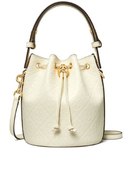 Tory Burch сумка-ведро T Monogram размера мини, белый 158530921 | белый