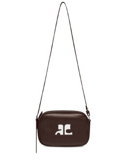 Courreges Courrèges переиздание кожаной сумки через плечо, коричневый pergsa061cr0065 | коричневый