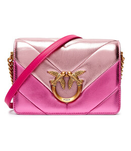 Сумка через плечо Pinko LOVE CLICK MINI BIG CHEVRON, роза pi244w000139b9700os | rosa