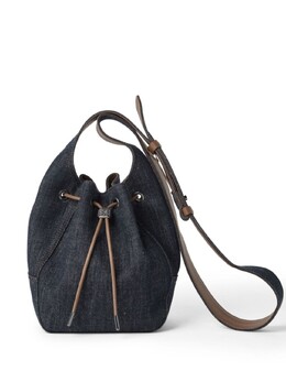 Brunello Cucinelli маленькая сумка-ведро BC Duo, синий mb25d2678c001 | синий