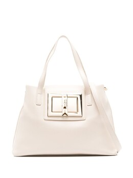 Love Moschino сумка-тоут с тисненым логотипом, нейтральный jc4163pp1mlm0 | нейтральные цвета