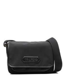 Tom Ford сумка-мессенджер с нашивкой-логотипом, черный h0643tny017g | черный