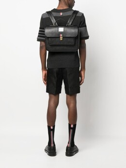 Thom Browne рюкзак из зернистой кожи, черный uag120a00198 | черный