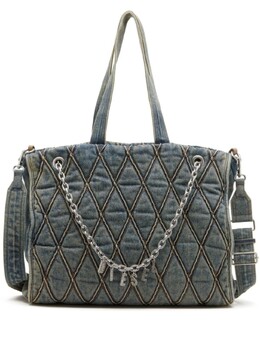 Сумка-шоппер Diesel Charm-D джинсовая стеганая, синий x10014p5570 | синий