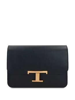 Tod's сумка через плечо из натуральной кожи mini T, черный xbwtttc0100ror | черный