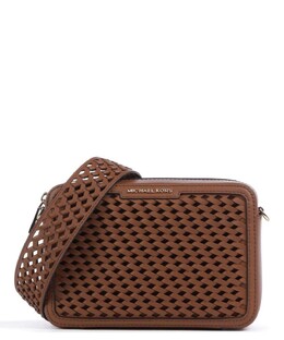Сумка через плечо Jet set из мелкозернистой яловой кожи Michael Kors, коричневый 32t4gj6m2l-230 | braun