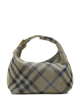 Сумка-тоут Burberry Peg Check среднего размера, нейтральный цвет 8092989 | нейтральный цвет