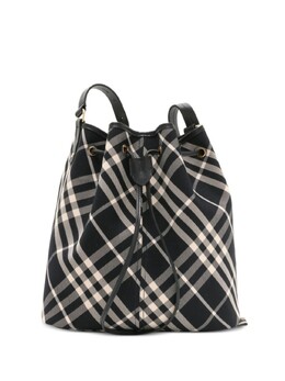 Сумка-ведро Burberry Check, черный 8093871 | черный