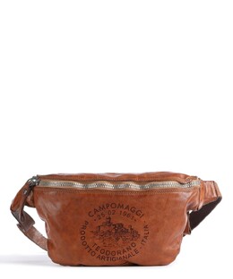 Поясная сумка из мелкозернистой яловой кожи. Campomaggi, коричневый c018420ndx0295c1502 | cognac