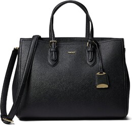 Сумка DKNY Bibi Large Satchel, цвет Black/Gold 9890722 | black/gold