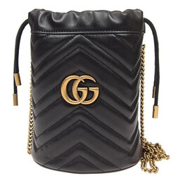 Сумка gg marmont mini crossbody bag black Gucci, черный 575163-dtdrt-1000 | black