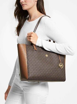Сумка Michael Kors Maisie 3-in-1 Large Logo, коричневый 35t1g5mt7b | brown