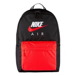 Сумка air heritage logo backpack 'black red' Nike, черный cw9265-011 | black/red