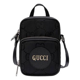 Сумка off the grid otg environmental friendly series logo leather logo nylon handbag mini / black Gucci, черный 643882-h9hln-1000 | black