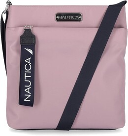Сумка кросс-боди Nautica Diver Nylon Small Purse with Adjustable Shoulder Strap, сиреневый b08ntvj2wp | lilac rose