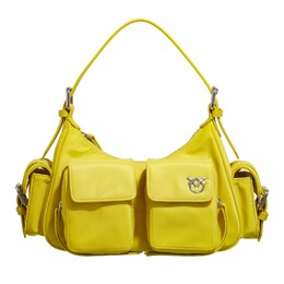 Сумка карго giallo sole блестящий никель Pinko, желтый a0259957 | gelb