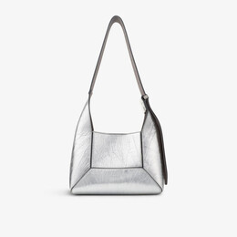 Сумка-Хобо Diamond из металлизированной кожи Jimmy Choo, серебряный r04401792 | silver/antiquesilver
