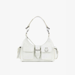 Кожаная сумка через плечо Amelia The Kooples, белый r04384731 | white
