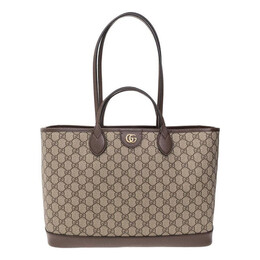 Сумка ophidia medium tote bag 'beige ebony' Gucci, бежевый 739730-k9gsg-8358 | beige/ebony