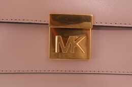 Michael Kors MINDY Кожаная женская сумка через плечо, розовый 7083999002684 | pink