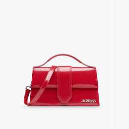 Сумка из кожи Le grand bambino с верхней ручкой Jacquemus, красный r04346563 | red