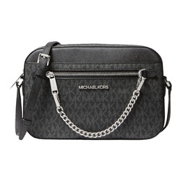 Сумка Michael Kors Jet Set Large Logo Crossbody, черный 35s1sttc9b | black
