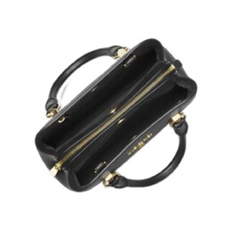 Сумка через плечо Michael Kors Edith из сафьяновой кожи, цвет Black Leather/Gold 7136324616252 | black leather/gold
