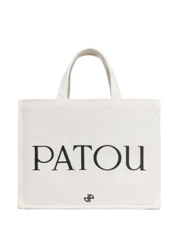 Patou сумка-тоут среднего размера с логотипом, белый ac0880076001w | белый