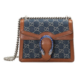 Сумка dionysus single shoulder bag mini blue/brown Gucci, коричневый 421970-2kqfn-4483 | bluebrownmulti-color