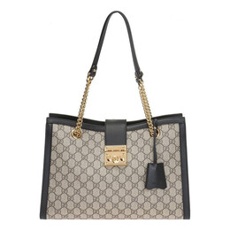 Сумка gg padlock series single-shoulder bag middle-size creamy/brown Gucci, бежевый 479197-khnkg-9769 | cream
