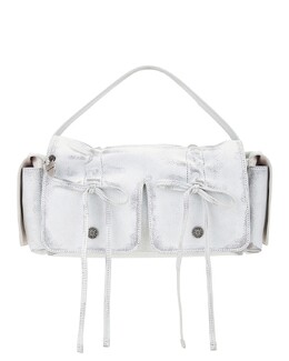 Винтажная сумка с несколькими карманами Acne Studios, белый/серый acne-wy94 | white & grey