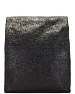 Сумка Monogram Embossed Pouch Saint Laurent, черный slau-my178 | black