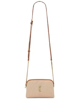 Сумка на молнии с цепочкой Saint Laurent, цвет Desert Dust & Brick slau-wy2754 | desert dust & brick
