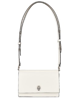 Маленькая сумка с черепом Alexander McQueen, цвет Soft Ivory amcq-wy149 | soft ivory