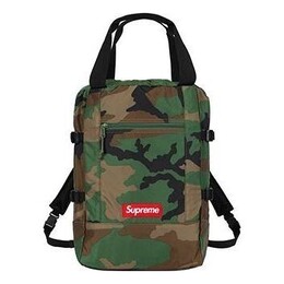 Сумка tote backpack 'green brown black' Supreme, зеленый sup-ss19-914 | green/brown/black