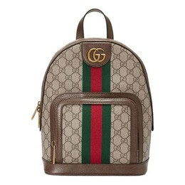 Сумка ophidia gg supreme monogram small backpack 'beige' Gucci, бежевый 547965-9u8bt-8994 | beige