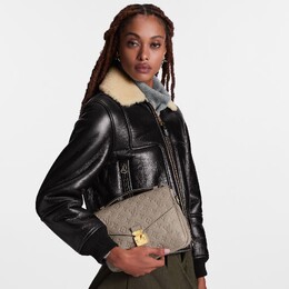 Сумка Louis Vuitton Pochette Metis, серо-бежевый m44881 | dune