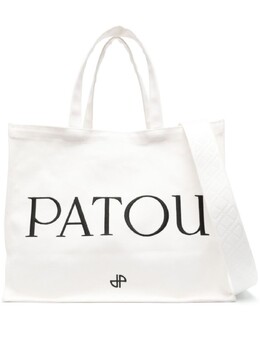 Patou сумка-тоут с вышитым логотипом, нейтральный цвет ac0450076 | нейтральный цвет