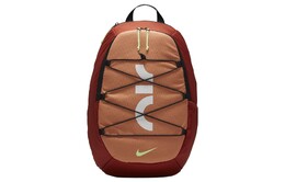 Рюкзак унисекс Nike, Темно-оранжевое заклинание янтарно-коричневое заклинание взрывается зеленый желтый dv6246-832 | dark orange spell amber brown spell explode green yellow