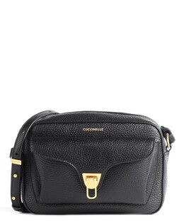 Мягкая сумка через плечо Beat из зерненой кожи Coccinelle, черный e1mf6150201-001 | schwarz