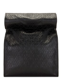 Сумка Saint Laurent Monogram Embossed Pouch, черный slau-my178 | black