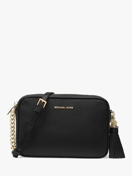Кожаная сумка через плечо Michael Kors Ginny, черная 49682501 | black