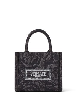 Сумка-тоут Versace Athena с узором, черный 10152881a09741 | черный