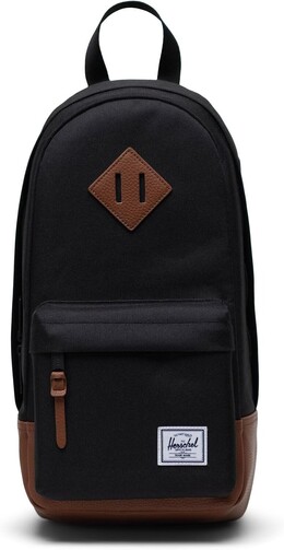 Рюкзак через плечо Heritage Herschel Supply Co., черный/коричневый 9865777 | black/tan