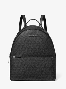 Рюкзак Sheila среднего размера с фирменным логотипом Michael Kors, черный 35h3s6hb6b | black