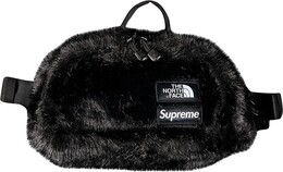 Сумка Supreme x The North Face Faux Fur Waist Bag Black, черный fw20b16 black | black